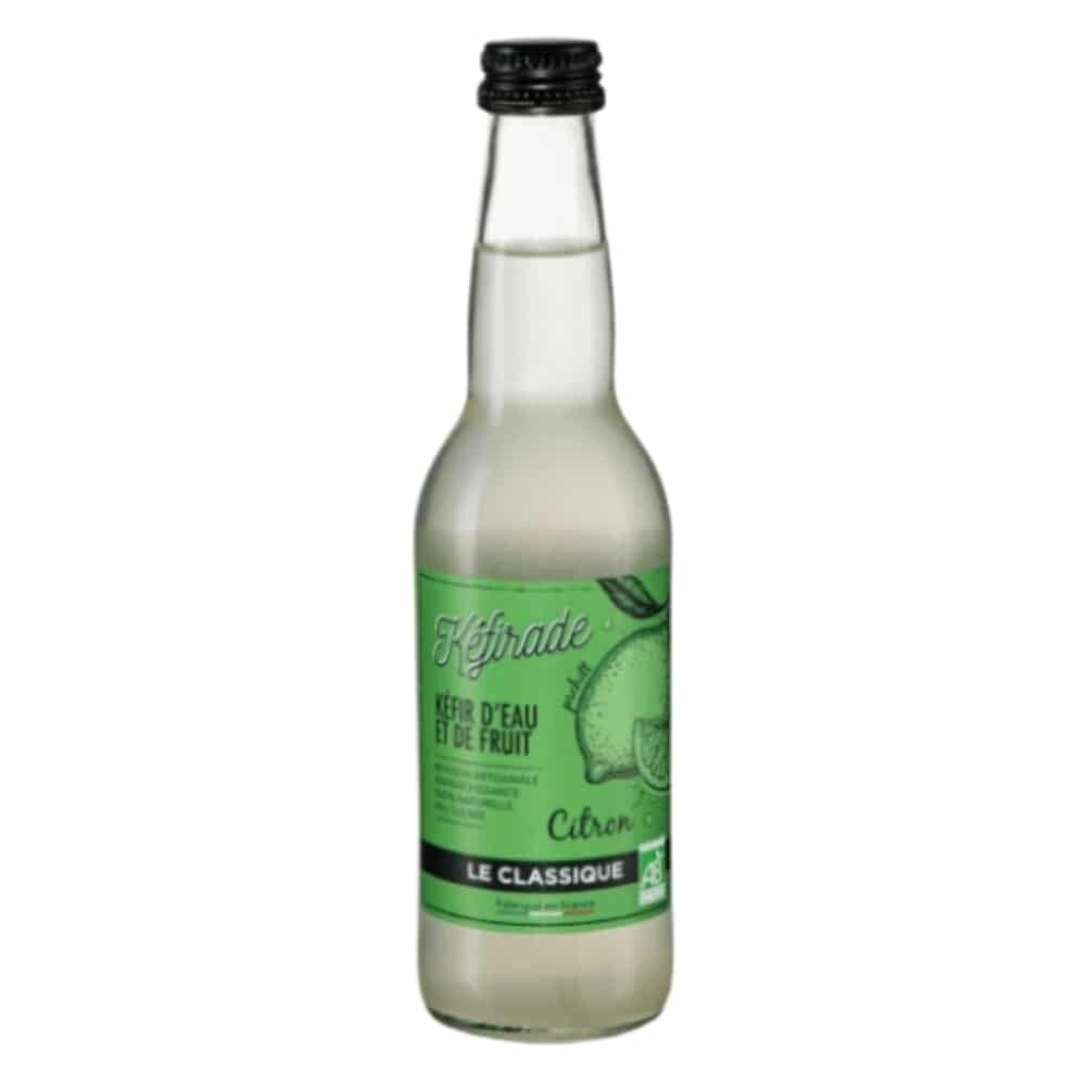 Kefirade Kefir D Eau Et De Fruit Le Classique Citron Bio 330ml