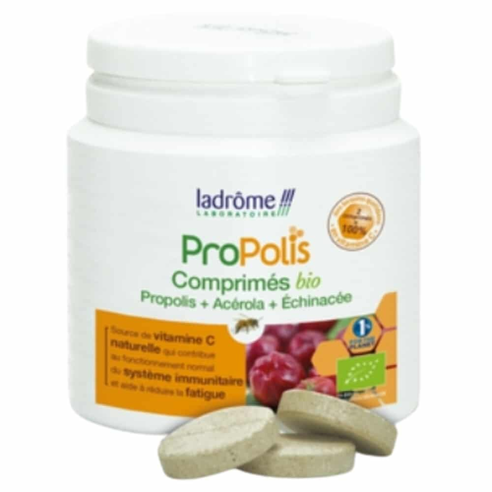 Ladrome Propolis Acerola Et Echinacee Bio 20 Comprimes