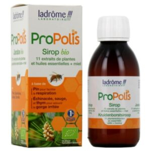 Ladrome Propolis Sirop 11 Extraits De Plantes Huiles Essentielles Et Miel Bio 50ml
