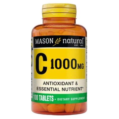 Mason Natural C 1000mg Antioxydant et Nutriments Essentiels - 100 Comprimés