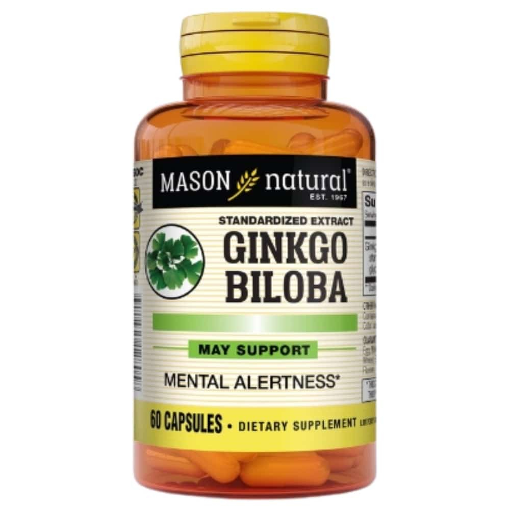 Ginkgo Biloba 60 Gélules - Complément Alimentaire Pour L'Équilibre Mental & Physique - Fabriqué En France