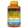 Mason Natural Weed Plus Avec Herbes de Chèvre Augmente la Libido  et Extrait de Maca - 60 Gélules