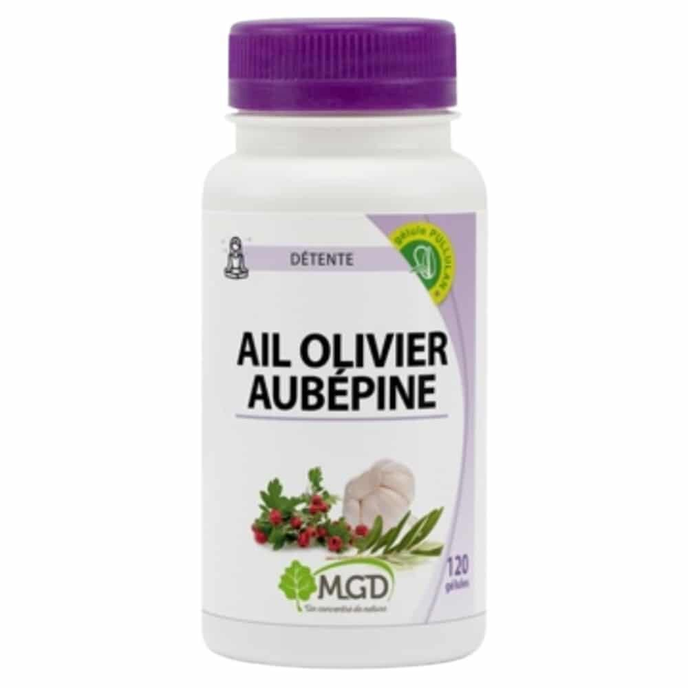 Mgd Nature Detente Ail Oilivier Et Aubepine 120 Gelules