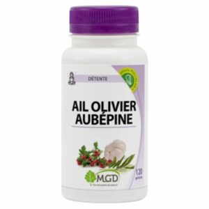 Mgd Nature Detente Ail Oilivier Et Aubepine 120 Gelules
