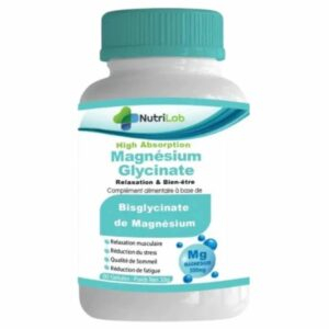 Nutrilab Magnesium Glycinate Relaxation Et Bien Etre 300mg 60 Gelules