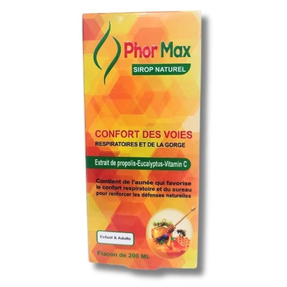 Phormax Sirop Naturel Confort Des Voies Respiratoires Et De La Gorge 200ml