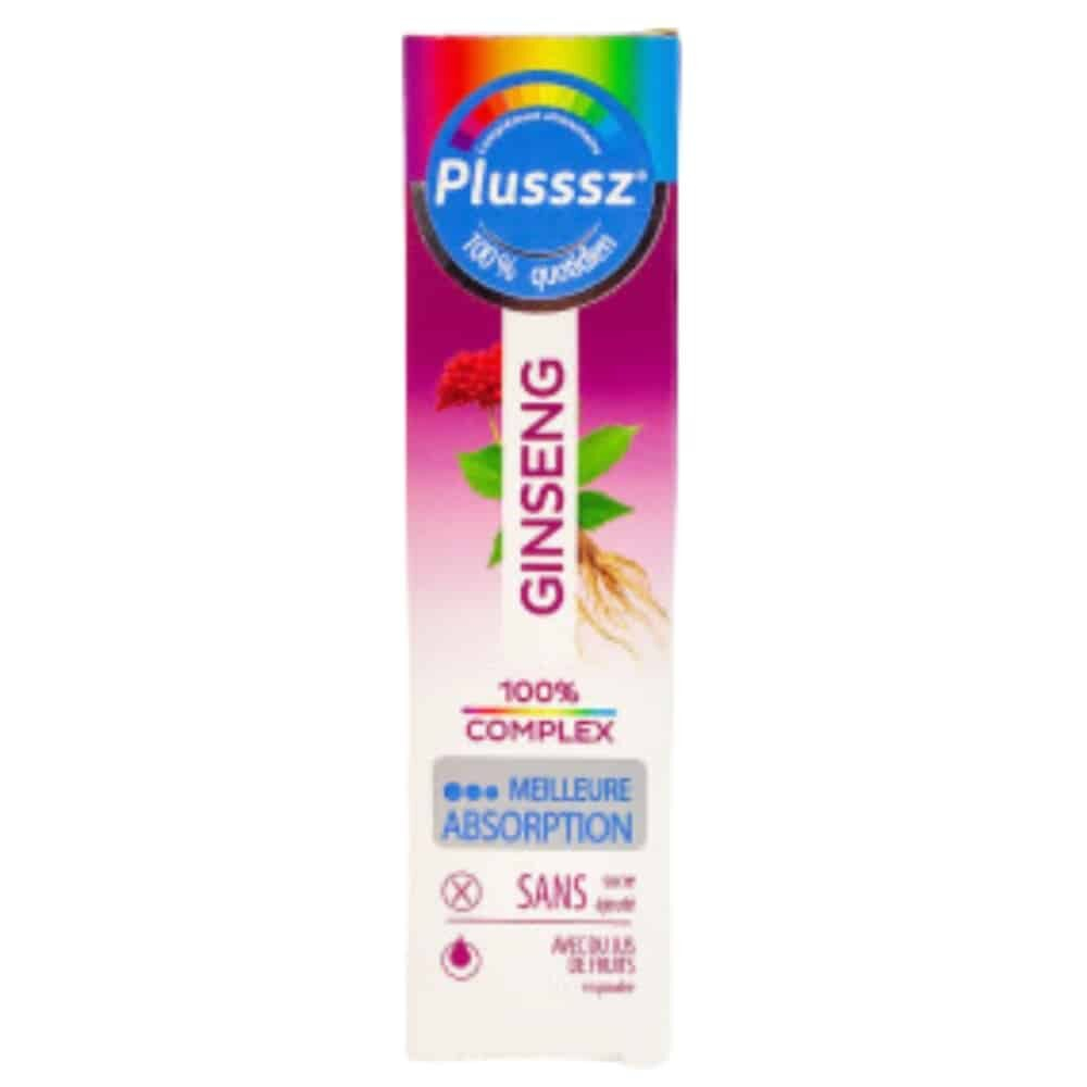 Plusssz Ginseng Complex 20 Comprimes