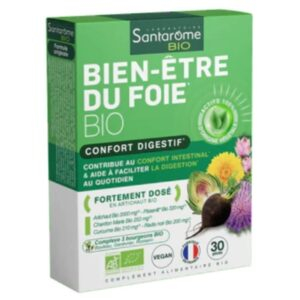 Santarome Bio Bien Etre Du Foie Confort Digestif 30 Gelules