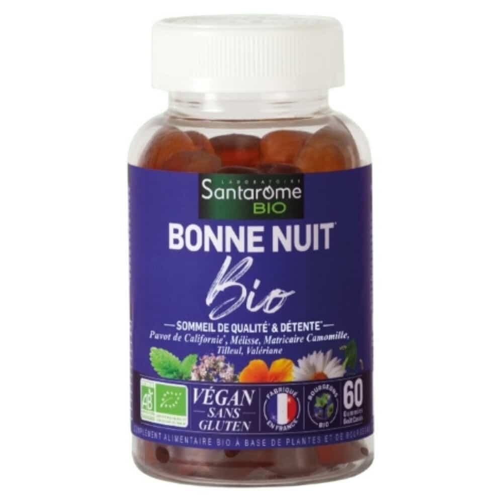 Santarome Bio Bonne Nuit Sommeil De Qualite Et Detente 60 Gummies