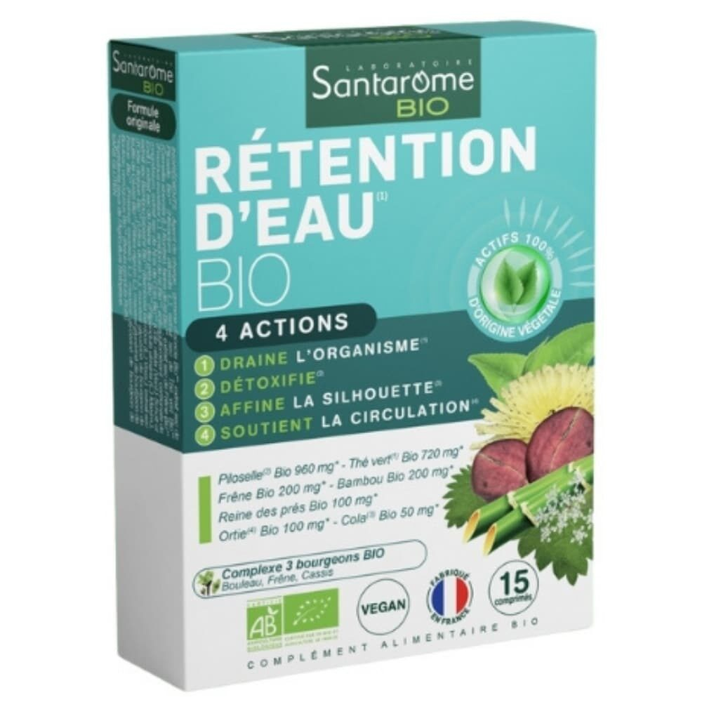 Santarome Bio Retention D Eau 4 Actions 15 Comprimes