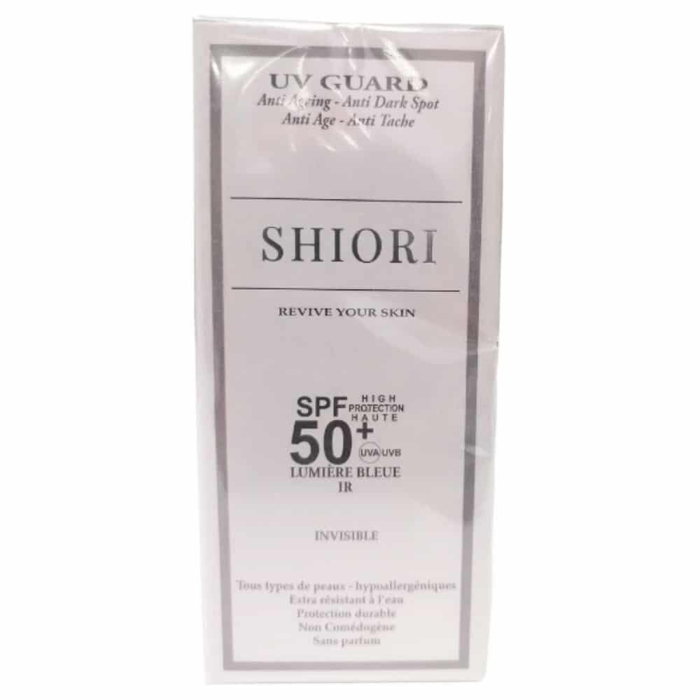 Shiori Uv Guard Ecran Solaire Anti Age Et Anti Taches Spf50 50ml