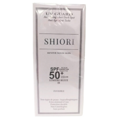 Shiori UV Guard Ecran Solaire Anti-Âge et Anti-Taches Spf50+ - 50ml