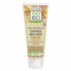 So Bio Apres Shampoing Cheveux Brillants Argan Et Acide Oleique Bio 200ml