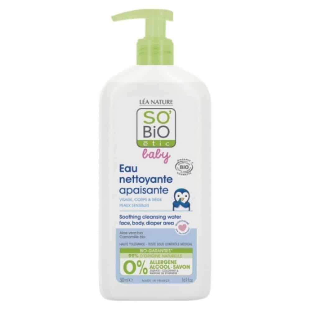 So Bio Baby Eau Nettoyante Apaisante Bio 500ml