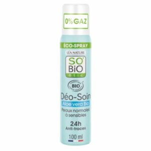 So Bio Deo Soin Deodorant Eco Spray Aloe Vera Anti Traces Peau Normale A Sensible 24h Bio 100ml
