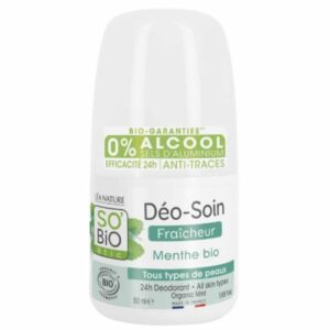 So Bio Deo Soin Deodorant Fraicheur Menthe Bio 50ml
