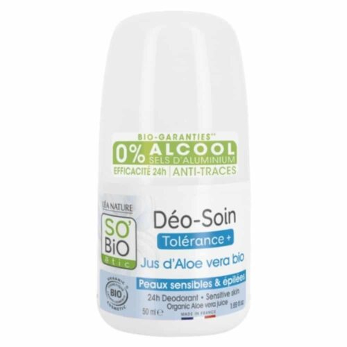 So Bio Deo Soin Deodorant Tolerance Jus D Aloe Vera Bio 50ml