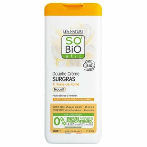 So Bio Douche Creme Surgras A L Huile De Karite Nourrit Bio 650ml