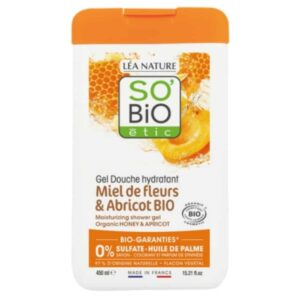 So Bio Gel Douche Hydratant Miel De Fleurs Et Abricot Bio 450ml
