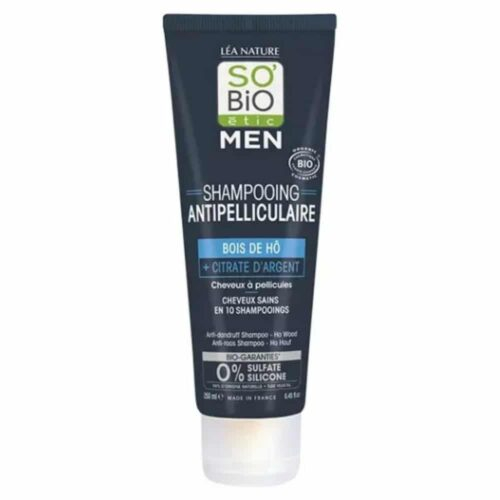 So Bio Men Shampoing Antipelliculaire Bois De Ho Et Citrate D Argent Bio 250ml