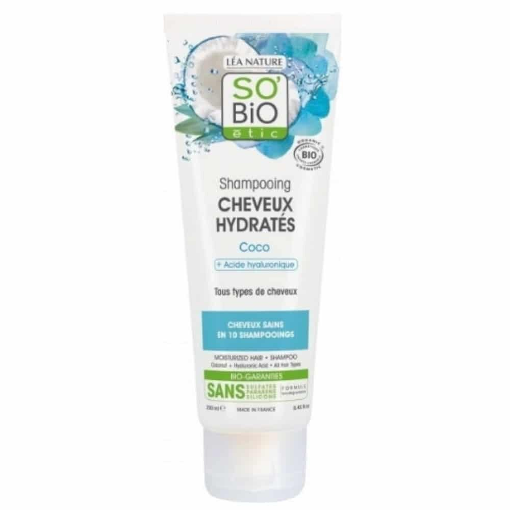 So Bio Shampoing Cheveux Hydrates Coco Et Acide Hyaluronique Bio 250ml
