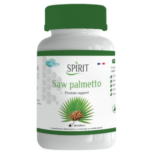 Spirit Pharma Saw Palmetto Support de la Prostate - 60 Gélules