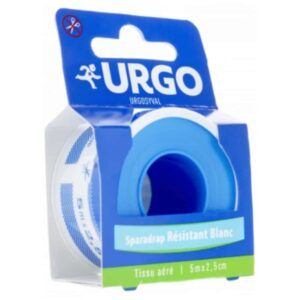 Urgo Syval Rouleau De Sparadrap Resistant Tissu Aere 5mx25cm 1u