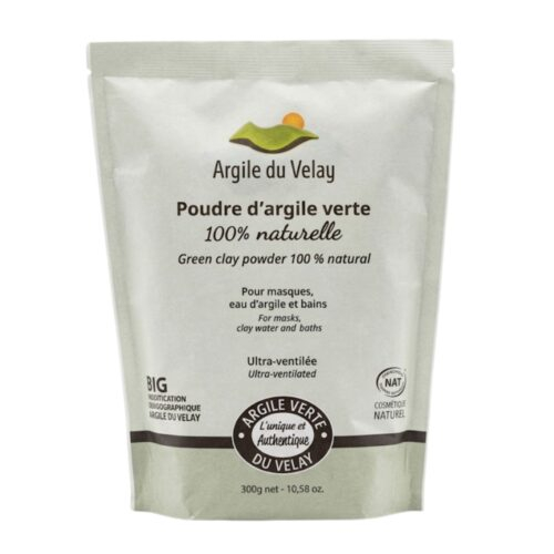 Velay Poudre D Argile Verte Naturelle Masque Eau D Argile Et Bain De Douceur 300g 2