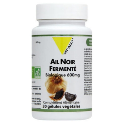 Vitall+ Ail Noir Fermenté 600mg Bio - 30 Gélules