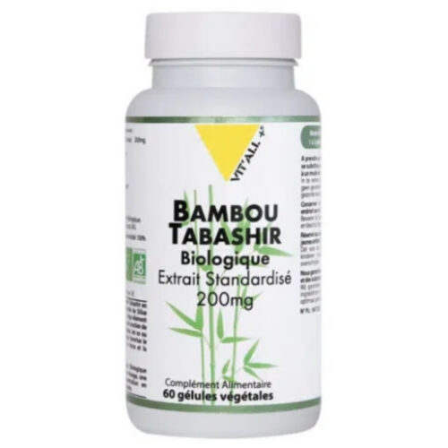 Vitall+ Bambou Tabashir Extrait Standardisé 200mg Bio - 60 Gélules