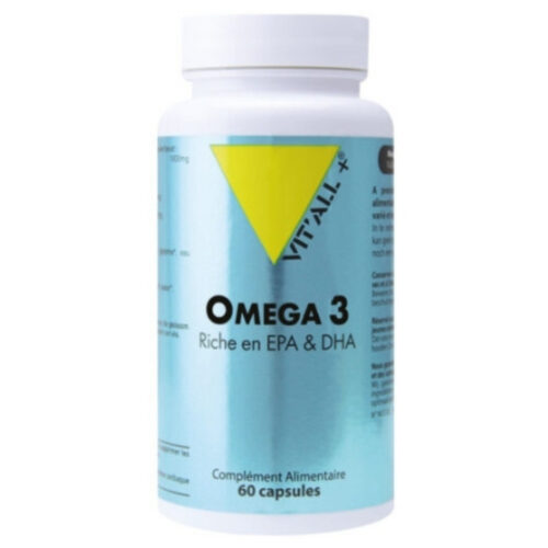 Vitall+ Omega 3 Riche en EPA et DHA - 60 Gélules