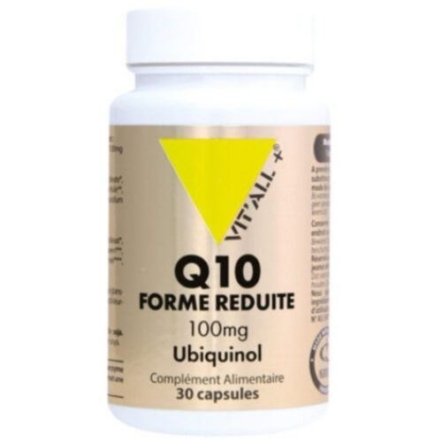 Vitall+ Q10 Forme Réduite 100mg Ubiquinol - 30 Gélules
