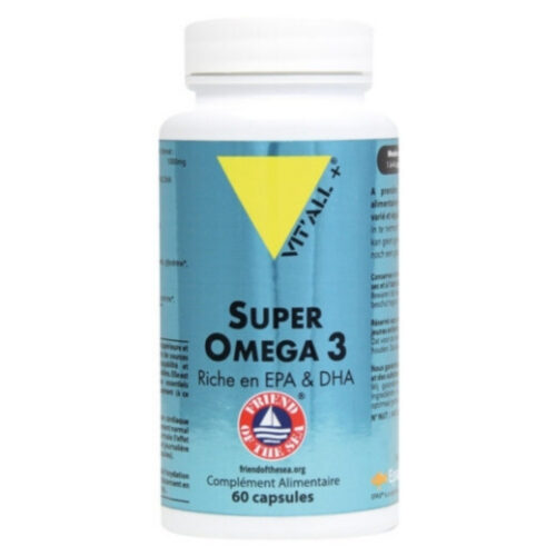 Vitall+ Super Omega 3 Riche en EPA et DHA - 30 Gélules