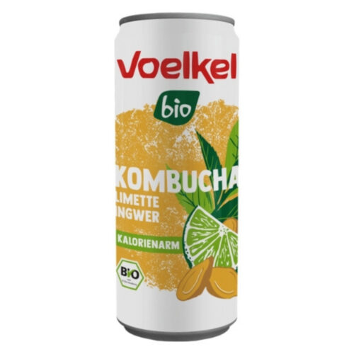 Voelkel Kombucha, Citron Vert et Gingembre Bio - 250ml