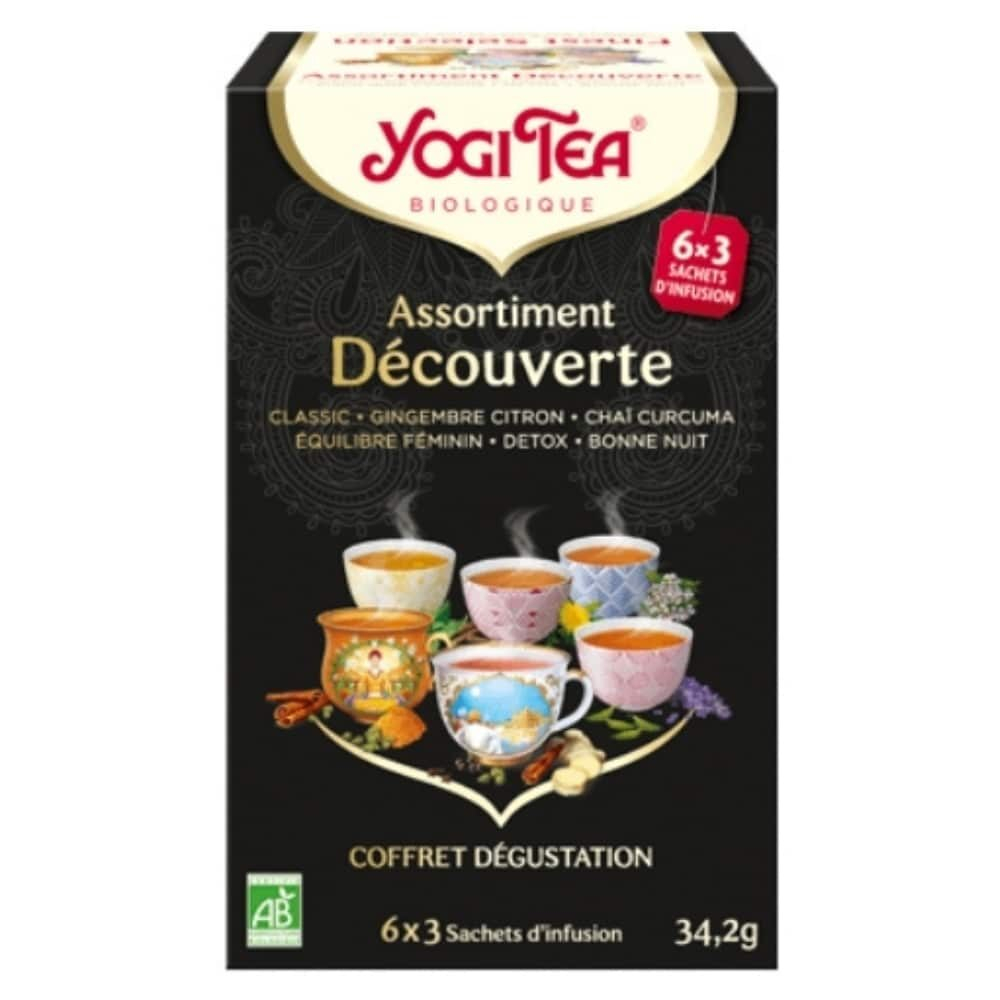 Yogi Tea Assortiment Decouverte Coffret Degustation Sachets Bio 6x3u