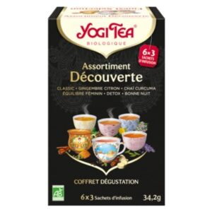 Yogi Tea Assortiment Decouverte Coffret Degustation Sachets Bio 6x3u