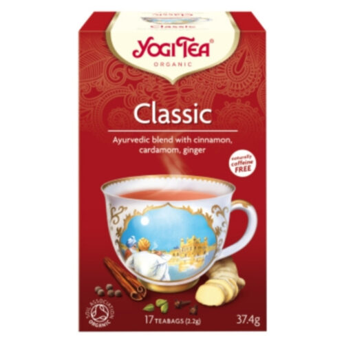 Yogi Tea Classique Infusion Ayurvédique Cannelle, Cardamome et Gingembre Sachets Bio - 17u