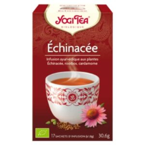 Yogi Tea Echinacee Infusion Ayurvedique Echinacee Rooibos Et Cardamome Sachets Bio 17u