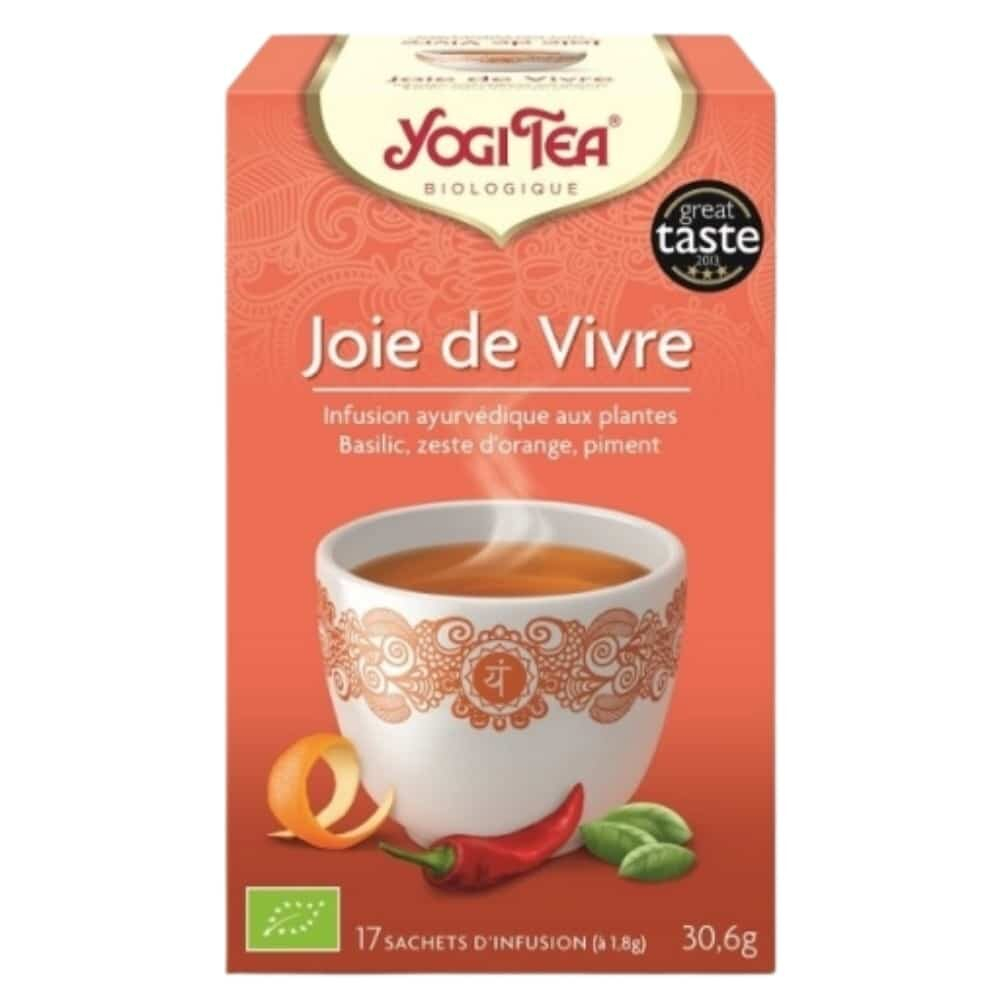 Yogi Tea Joie De Vivre Infusion Basilic Zeste D Orange Et Piment Sachets Bio 17u