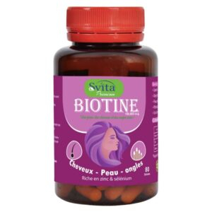 Svita Premium Biotine Cheveux Peau Et Ongles Gelules 80 Gelules