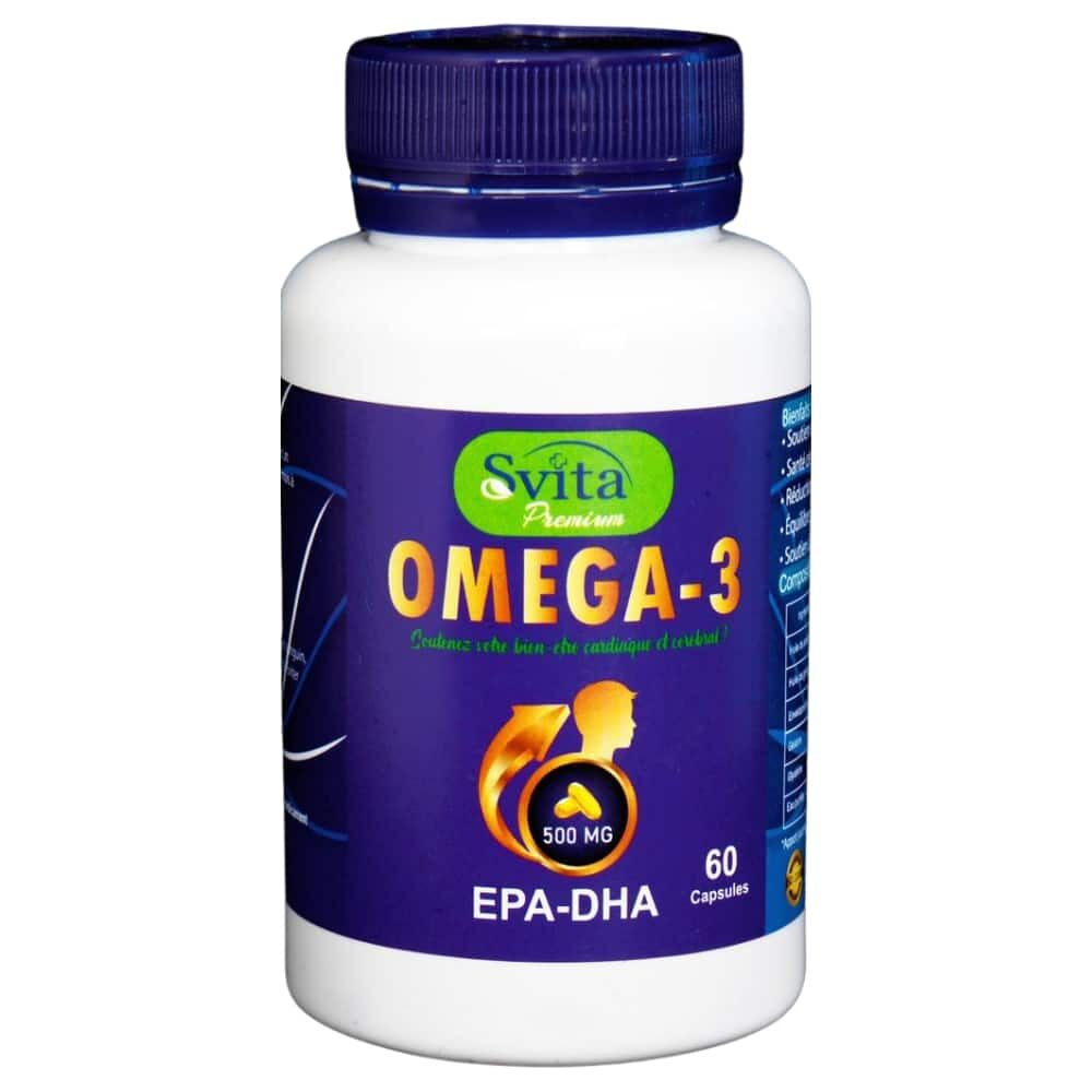 Svita Premium Omega 3 500mg Epa Dha 120 Gelules
