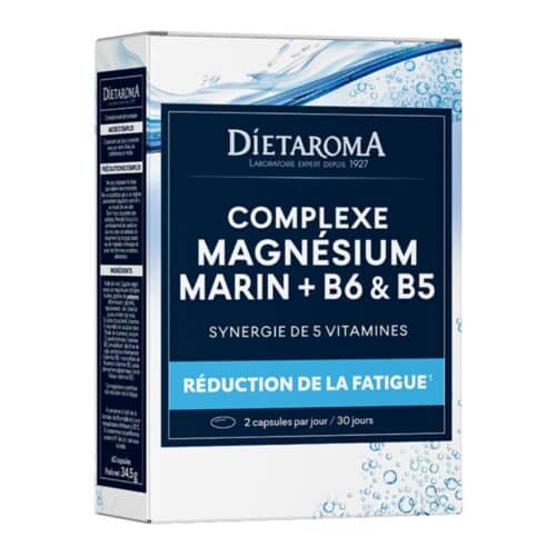 Dietaroma Complexe Magnésium Marin + B6 et B5 - 60 Capsules