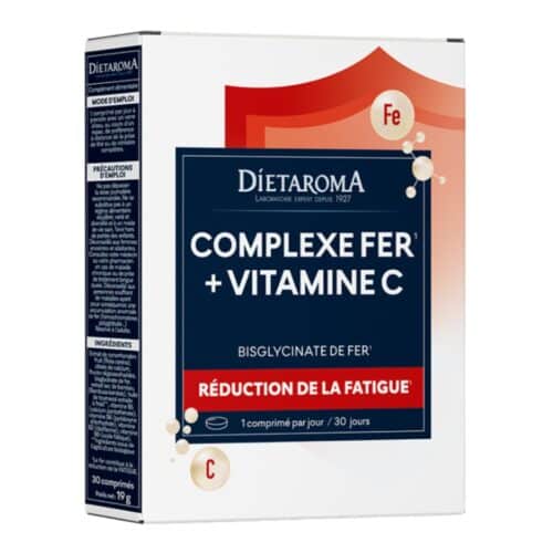 Dietaroma Complexe Fer et Vitamine C - 30 comprimés