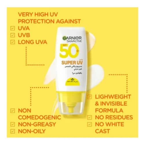 Garnier Super Uv Serum Invisible Sunscreen 30Ml