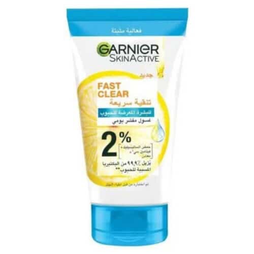 Garnier Fast Clear Daily Exfoliating Wash 50Ml