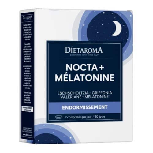 Dietaroma Nocta+ Mélatonine Endormissement - 40 Comprimés