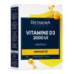 Dietaroma Vitamine D3 2000 UI Végétale Immunité - 40 Comprimés