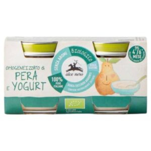 Alce Nero Pots De Poire Et Yaourt 4 6mois Bio 2x80g