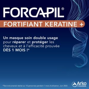 Arkopharma Forcapil Keratine Masque Soin Double Usage 200ml 7