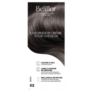 Beliflor Coloration Creme Cheveux N02 Brun 1u